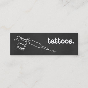 TATTOO CHALK MINI VISITENKARTE