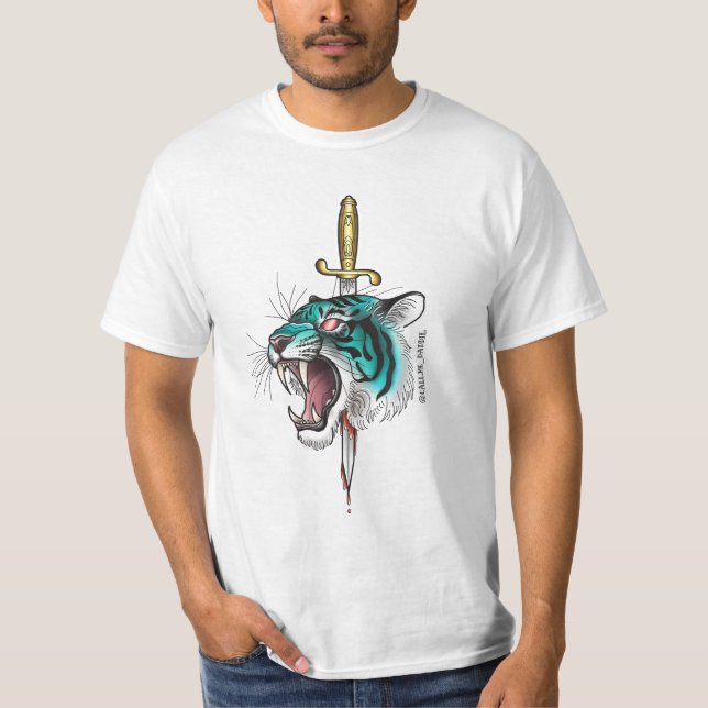 Tattoo Dagger, T-Shitt T-Shirt (Vorderseite)
