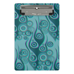 Tattoo Flammen & Kreise Muster + Ihr Backgr. Mini Klemmbrett