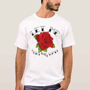 Tattoo Flash Art Style Rose T T-Shirt