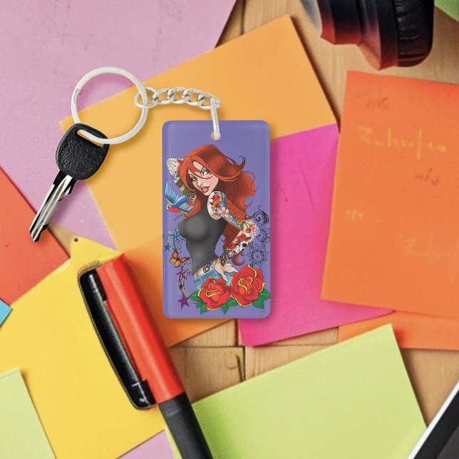 Tattoo Girl Schlüsselanhänger (Von Creator hochgeladen)