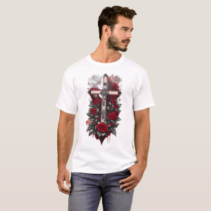 Tattoo-Gothic-Kreuz 12 T-Shirt