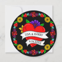 Tattoo Graffiti Art Wedding Save the Date