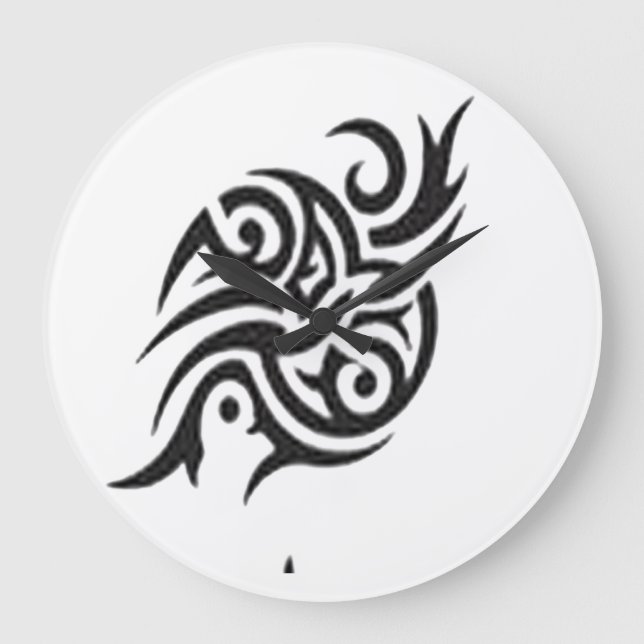 Tattoo Große Wanduhr (Vorderseite)