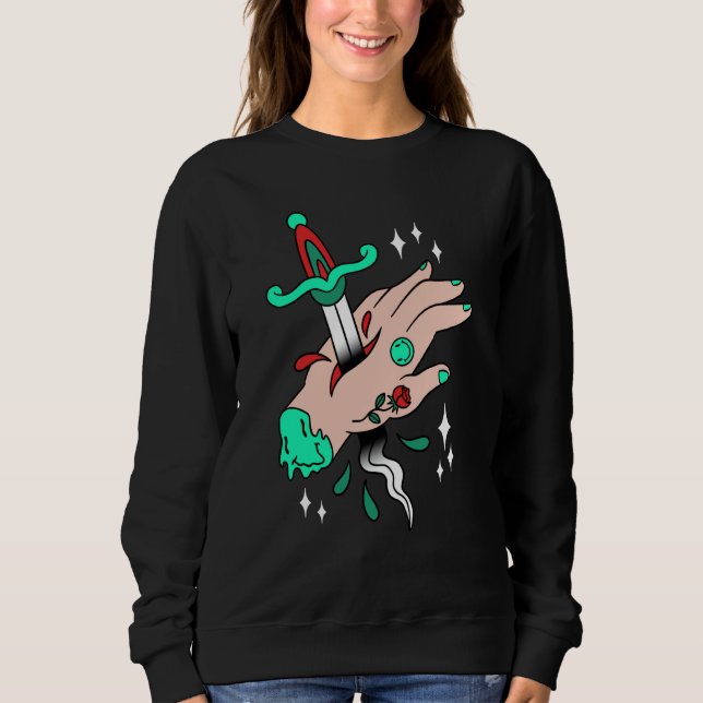 tattoo hand sweatshirt (Vorderseite)