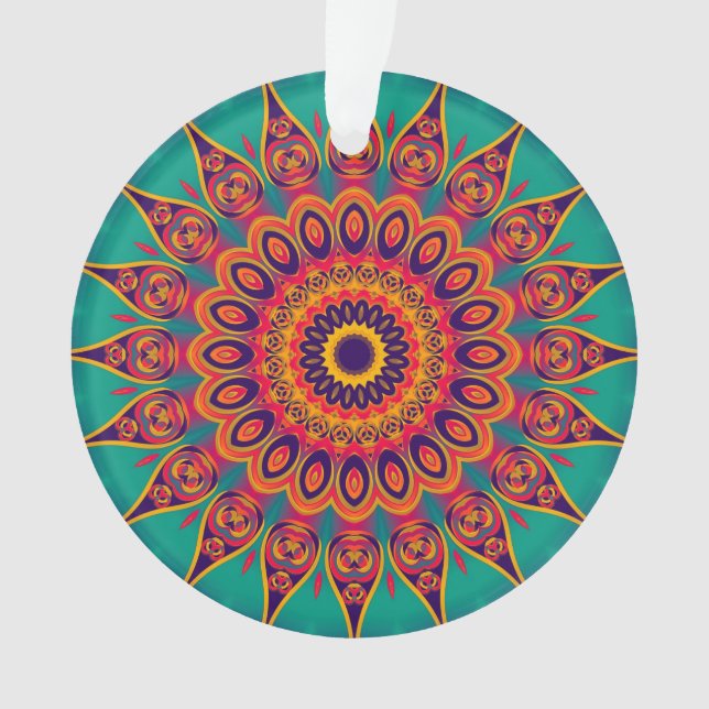 Tattoo Kaleidoscope Fraktal Ornament (Vorderseite)