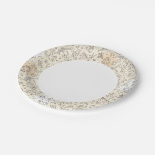 Tattoo-Konzeptmuster Pappteller