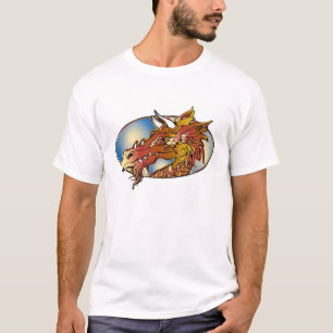 Tattoo-Kunst-Drachenkopf-Shirt T-Shirt