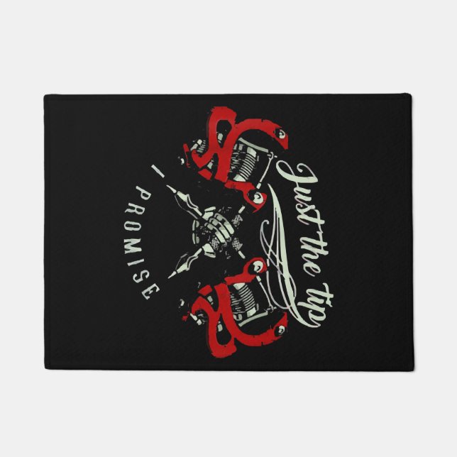 Tattoo-Künstler nur das Tipp-Geschenk für Tattoo L Fußmatte (Vorderseite)