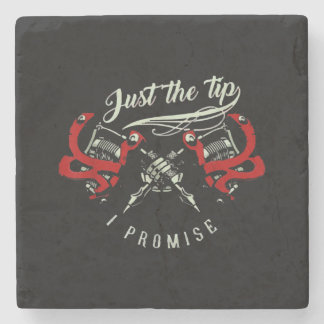 Tattoo-Künstler nur das Tipp-Geschenk für Tattoo L Steinuntersetzer