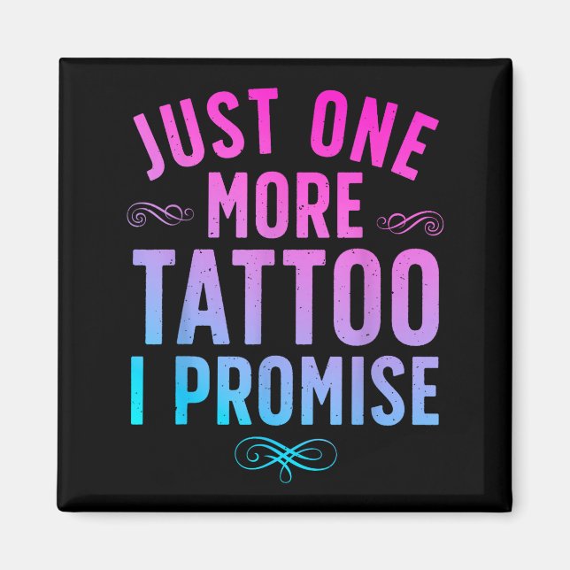 Tattoo Lover Art For Men Women Tattoo Artist Tatto Magnet (Vorne)