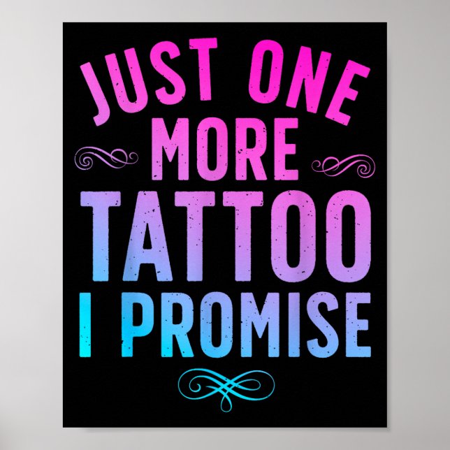 Tattoo Lover Art For Men Women Tattoo Artist Tatto Poster (Vorne)