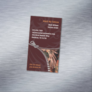 Tattoo Magnetische Visitenkarte