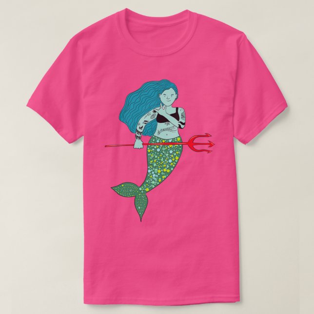 Tattoo mermaid 1 T-Shirt (Design vorne)