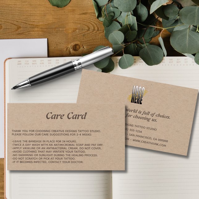 Tattoo Microblading Aftercare Instructions Kraft (Von Creator hochgeladen)