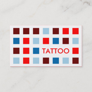 TATTOO (mod Quadraten) Visitenkarte