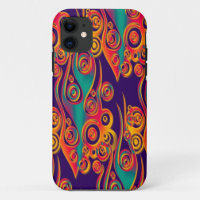 Tattoo Pattern Art - Flammen & Kreise