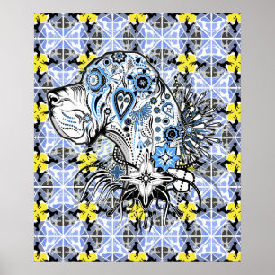 Tattoo poster "Great dane"