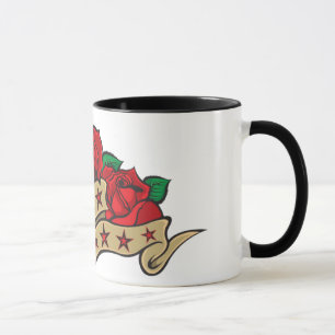 Tattoo-Rosen-Mama Tasse