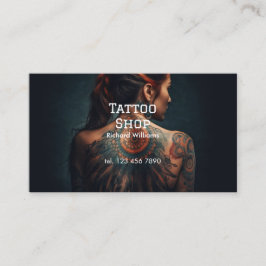 Tattoo Shop Visitenkarte