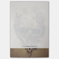 Tattoo-Skull über Vintages Papier