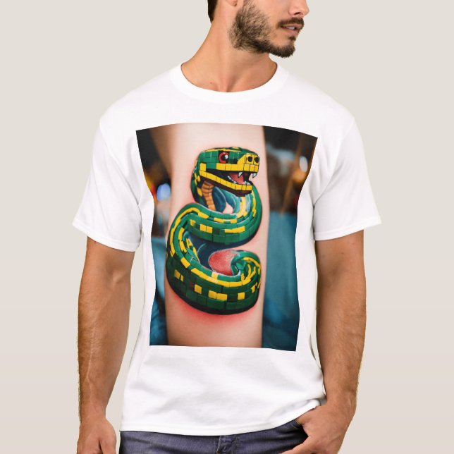 Tattoo Snake T - Shirt (Vorderseite)