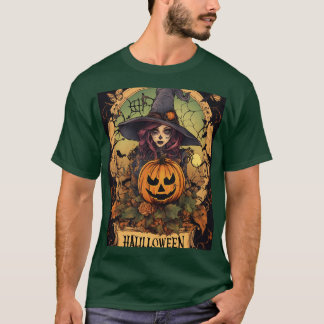 Tattoo-Stil Halloween T-Shirt