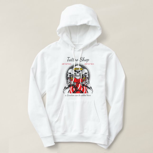 Tattoo Studio Basic Hooded Sweatshirt (Design vorne)