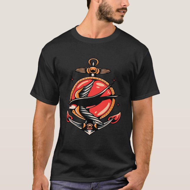 Tattoo Tattoing Tribal Symbol Künstler Pullover Ho (Vorderseite)