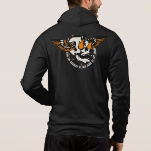 Tattoo Too Todeskopf have the courage to lose sigh Hoodie