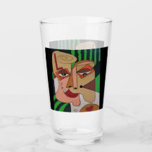 Tattoo-Typ Glas-Tumbler