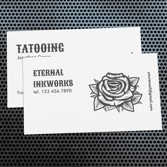 Tattoo Visitenkarte (Tattoo Studio Business Cards)