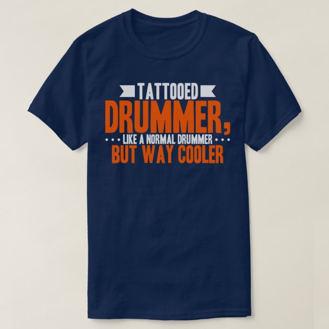 Tattooed Drummer T-Shirt (Design vorne)