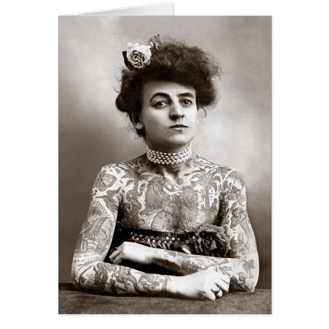 Tattooed Lady, 1907 (Vorne)