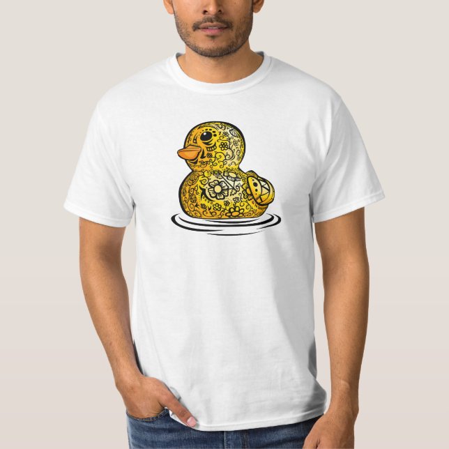 Tattooed Rubber Duck T-Shirt (Vorderseite)