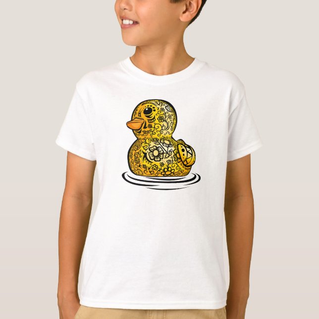 Tattooed Rubber Duck T-Shirt (Vorderseite)
