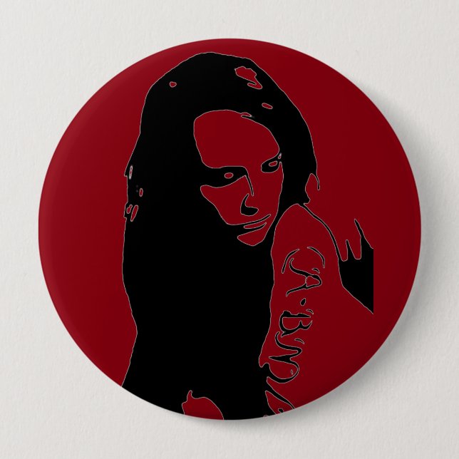 Tattooid Girl Button (Vorderseite)