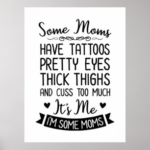 Tattooische Mama, ich Poster