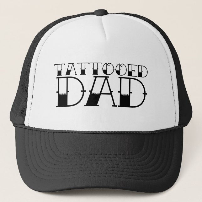 Tattooischer Vater Truckerkappe (Vorderseite)