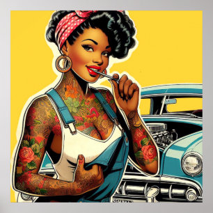 Tattooisches Button Poster