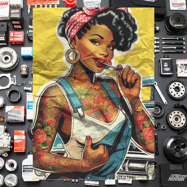 Tattooisches Button Seidenpapier (Von Creator hochgeladen)