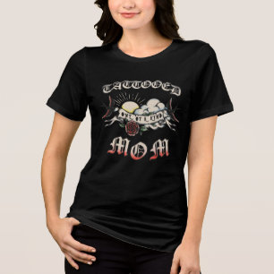 Tattoooid einer Mama Tattoo Mother Tri-Blend Shirt