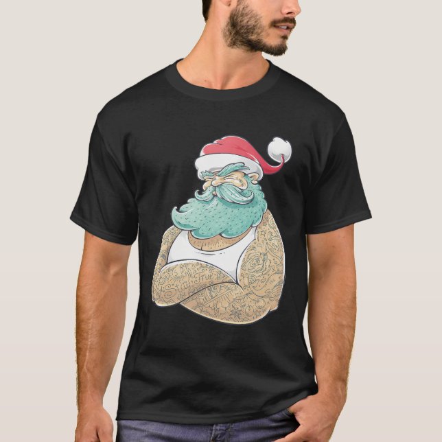Tattooos Weihnachtsdesign Phantastisch T-Shirt (Vorderseite)