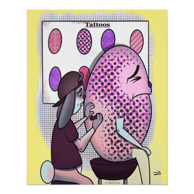 Tattoos auf dem Ostereig Poster (Vorderseite)