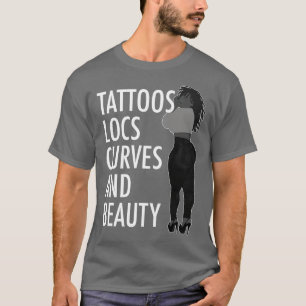 Tattoos Locations Kurven und Schönheit T-Shirt