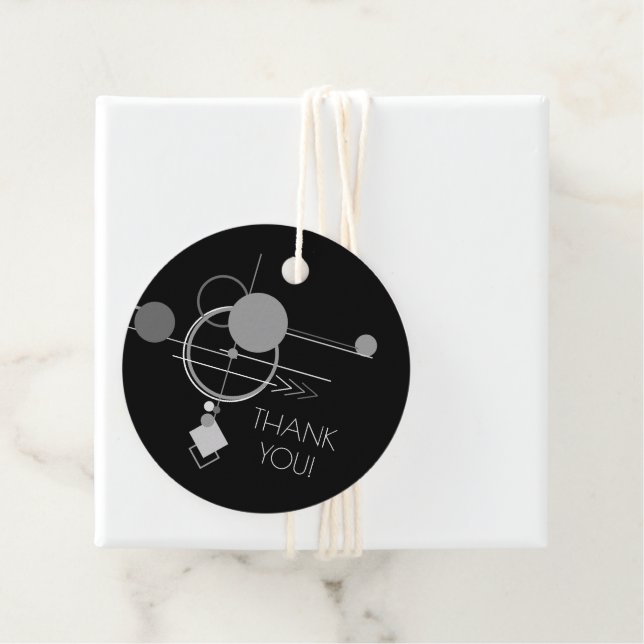 Tattoos Modernes Art Deco | Black and Gray Vielen  Geschenkanhänger (Beispiel)