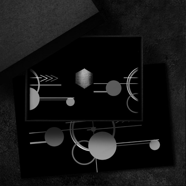 Tattoos Modernes Art Deco | Monochrom-Minimalismus Seidenpapier (Von Creator hochgeladen)