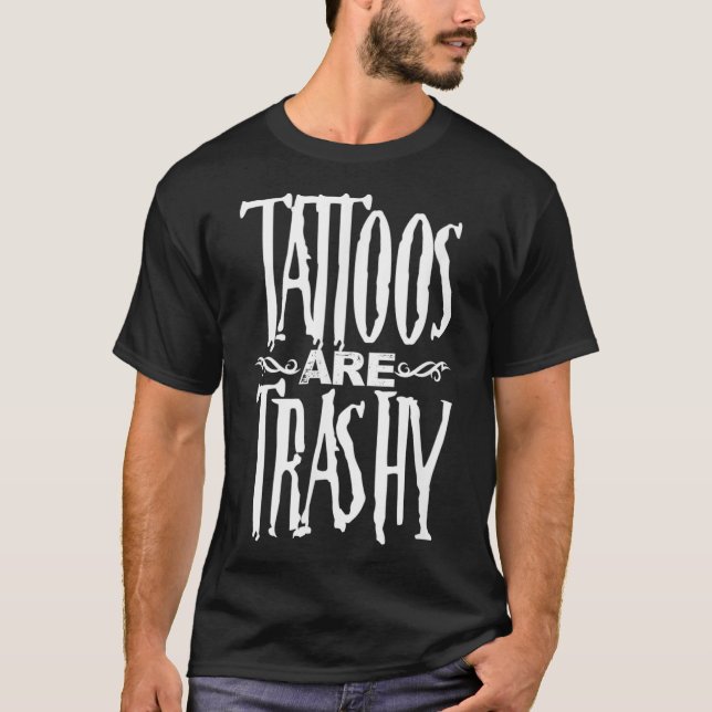 Tattoos sind schmutzige, sonnige Tattookünstlerin T-Shirt (Vorderseite)