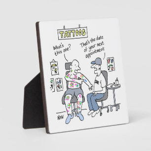 Tattoos Theme Funny Tattooist Fotoplatte
