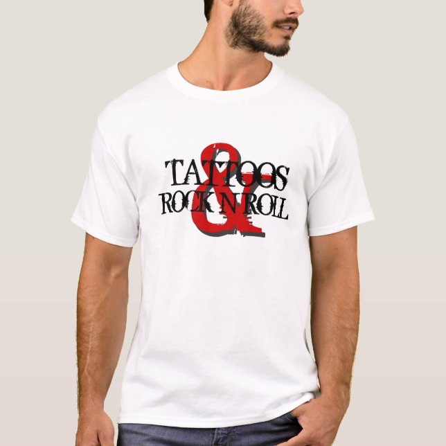 Tattoos und Rock'n'Roll T-Shirt (Vorderseite)
